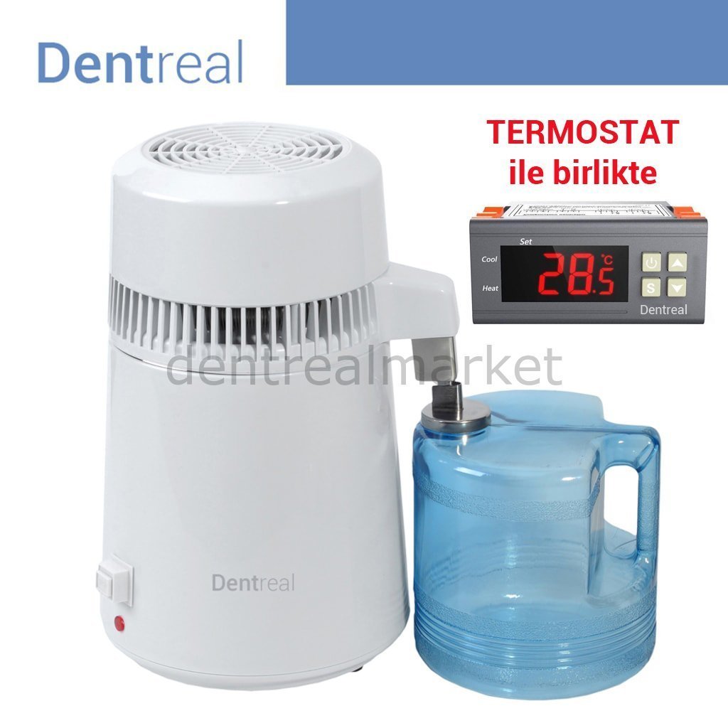 Harici Termostatlı Distile Saf Su Arıtma İmbik Cihazı