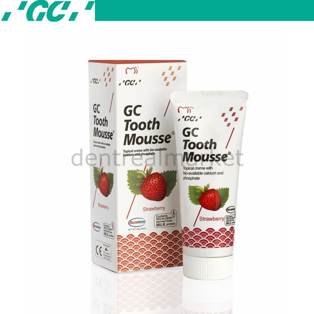 Tooth Mousse Topikal Krem 40 Gr - Çilekli