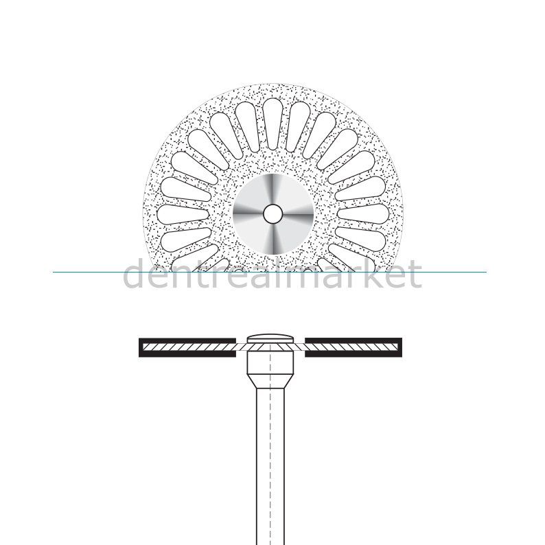 Ortho Diamond Disc Arayüz Separe - Çift Taraflı Aşındırma