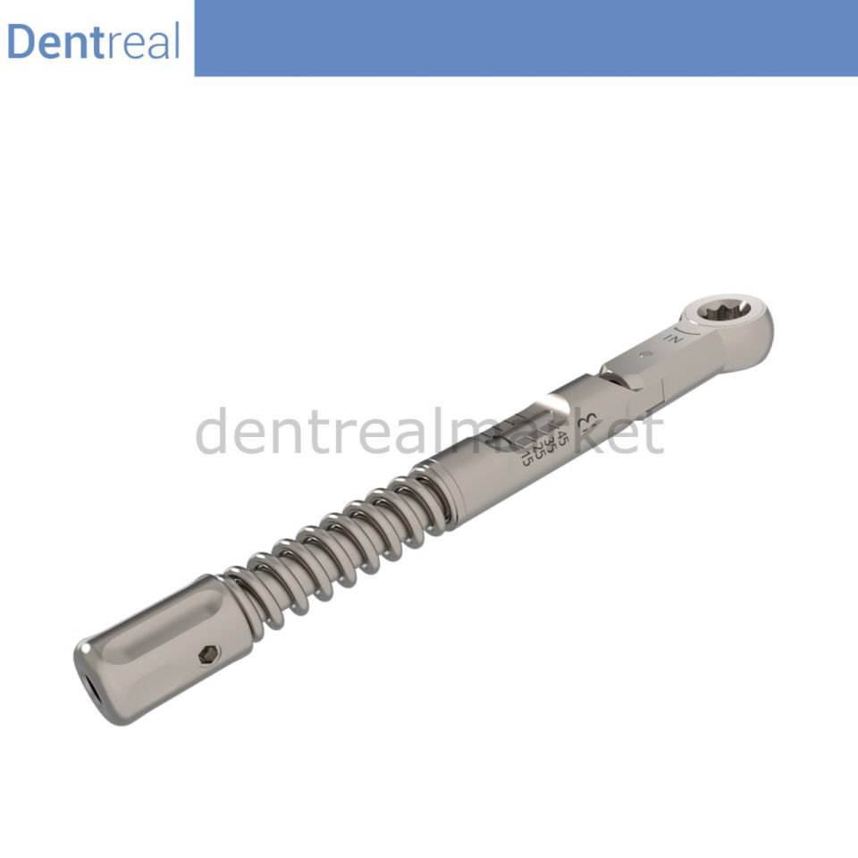 Dental Implant Torklu Wrench Ratchet Kare 10-45 Ncm