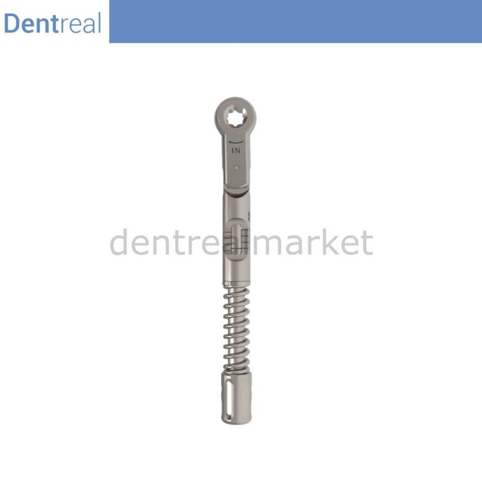 Dental Implant Torklu Wrench Ratchet Kare 10-45 Ncm