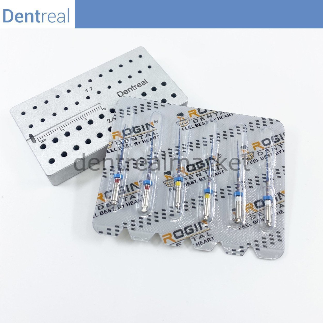 Rogin M File Rotary Blue Kanal Egesi-Asorti 6lı Eğe