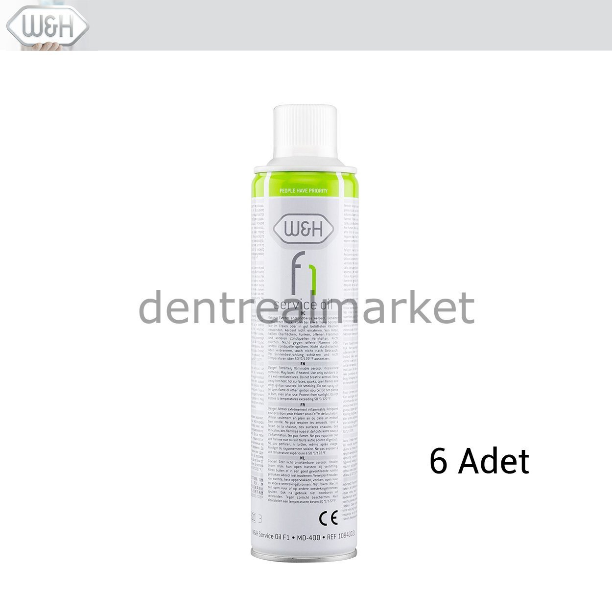 Md-400 F1 Başlık Yağlama Bakım Yağı - 6 Adet