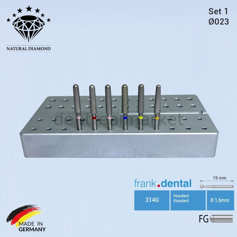 İntraoral Zirkon Frez Seti 6'lı - ZR1356