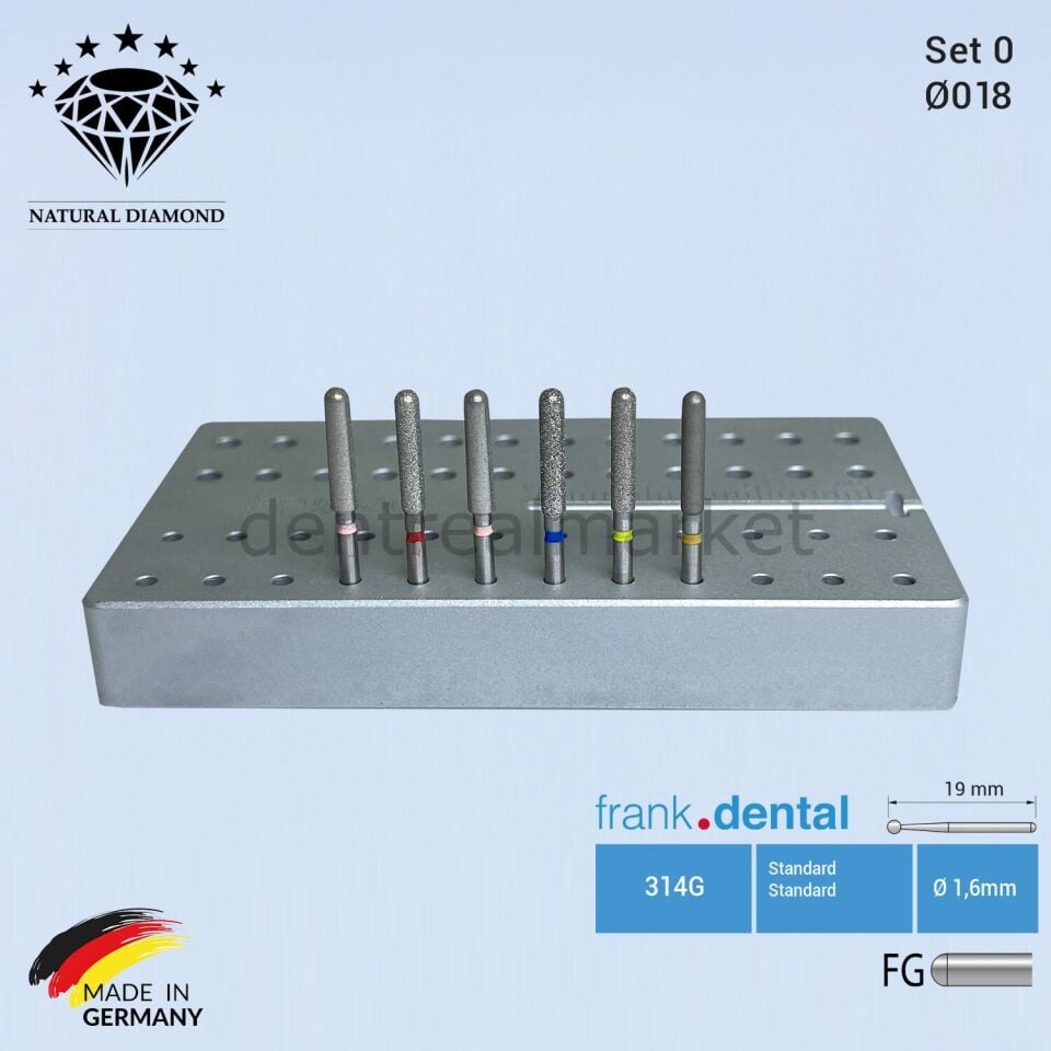 İntraoral Zirkon Frez Seti 6'lı - ZR0364
