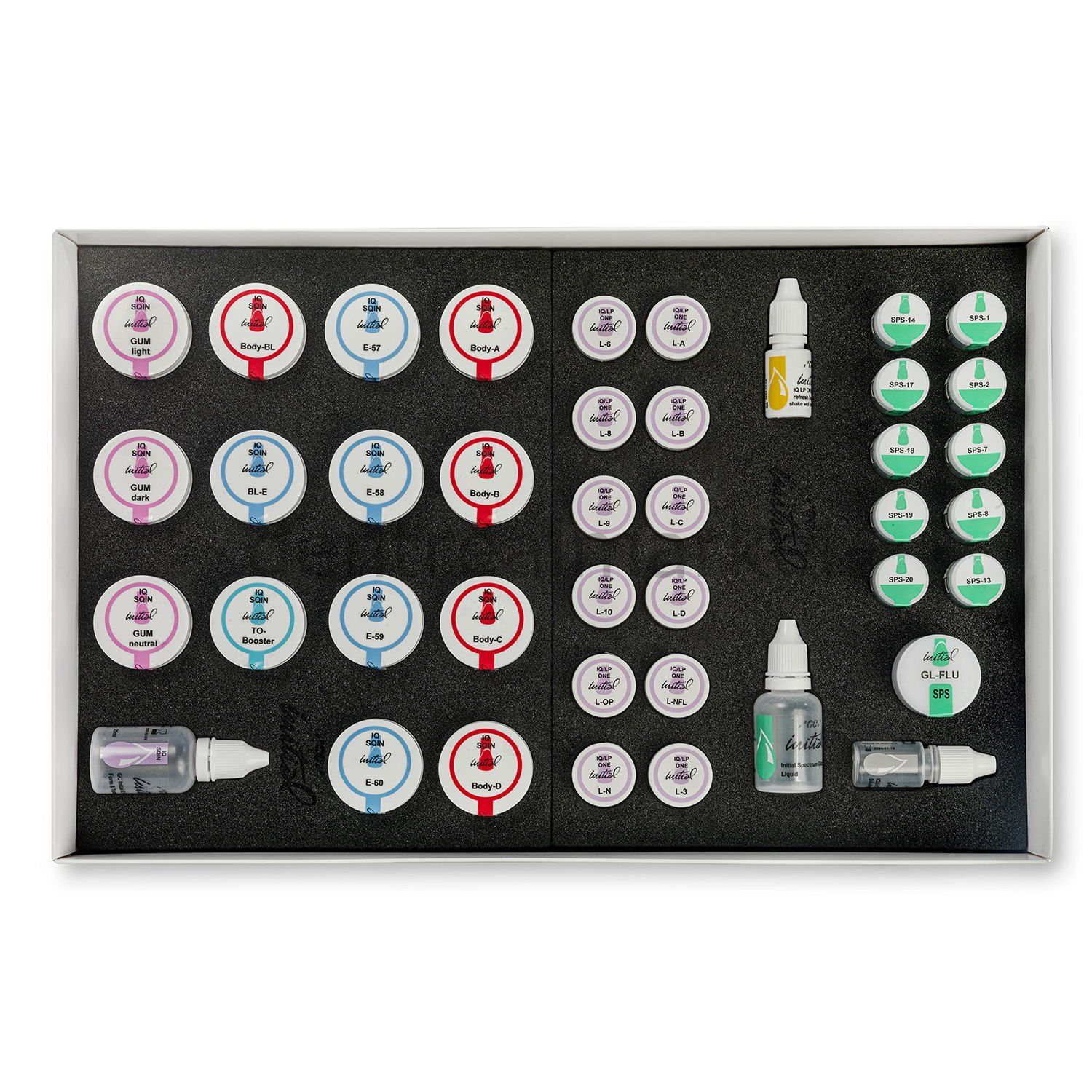 Initial IQ ONE SQIN System Set - Porselen&Zirkon Makyaj Seti