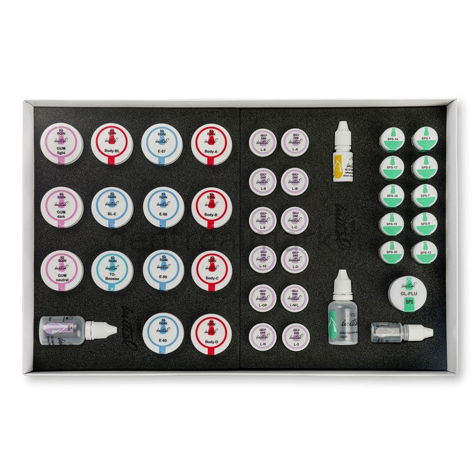 Initial IQ ONE SQIN System Set - Porselen&Zirkon Makyaj Seti