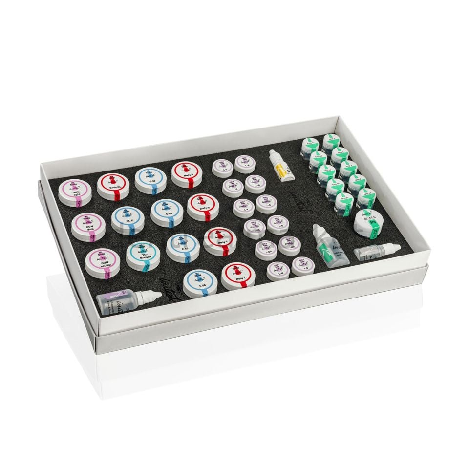 Initial IQ ONE SQIN System Set - Porselen&Zirkon Makyaj Seti