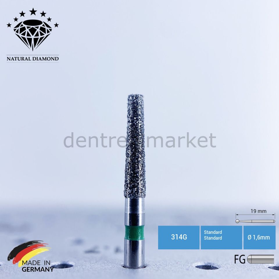 Doğal Elmas Frez - Aeratör - 847 - Konik - 5 Adet