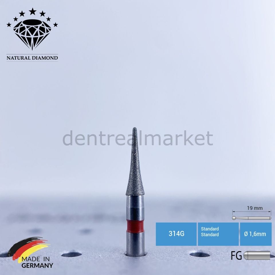 Elmas Frez - 392 - İğne Uç - 5 Adet