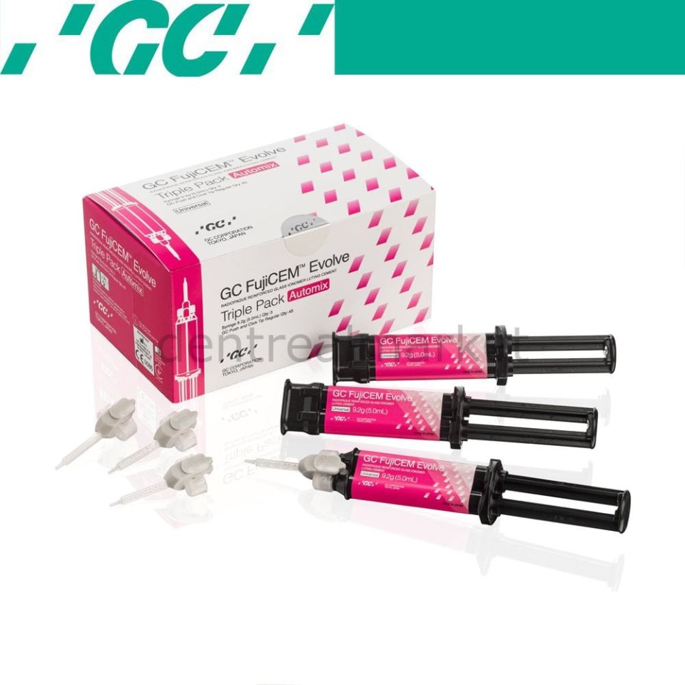 Fujicem Evolve Automix Siman 3'lü - Rezin Modifiye Cam İyonomer Siman