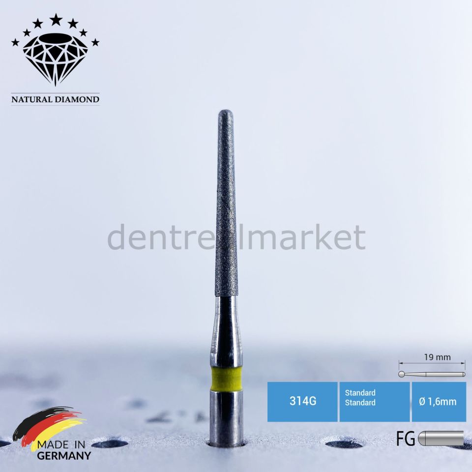 Elmas Frez - 856L - Konik - 5 Adet