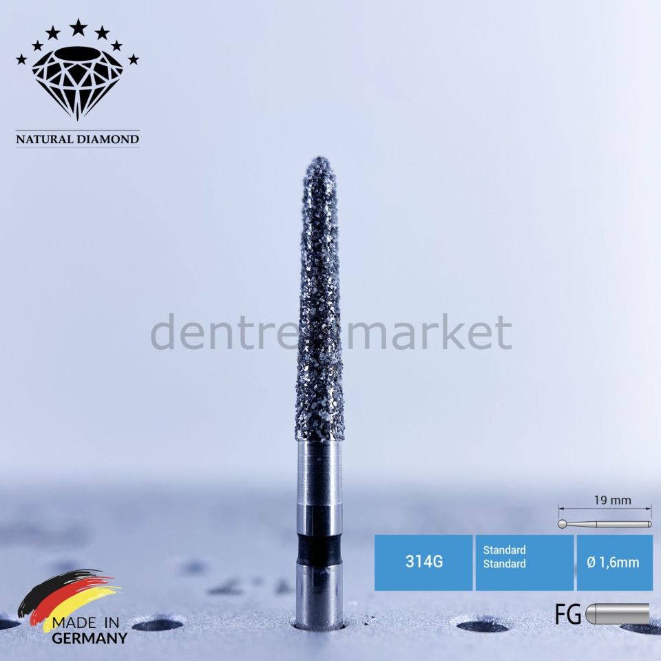 Elmas Frez - 879K - Konik Chamfer - 5 Adet