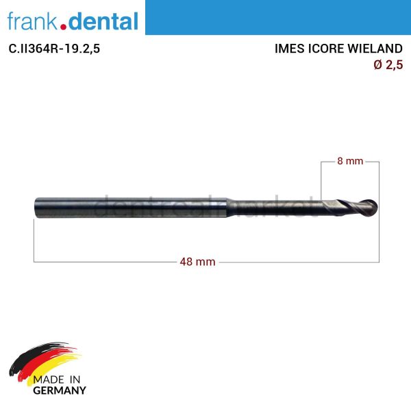 Imes Icore Wieland Cad Cam Drill 2,5 mm