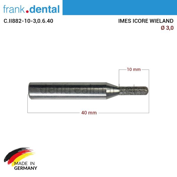 Imes Icore Wieland Elmas Cad Cam Drill 3,0 mm