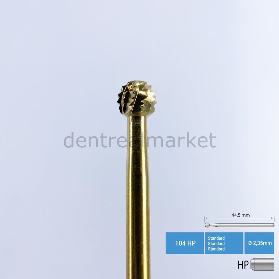 Titanyum Carpide Cerrahi Frez Rond - 141A HP