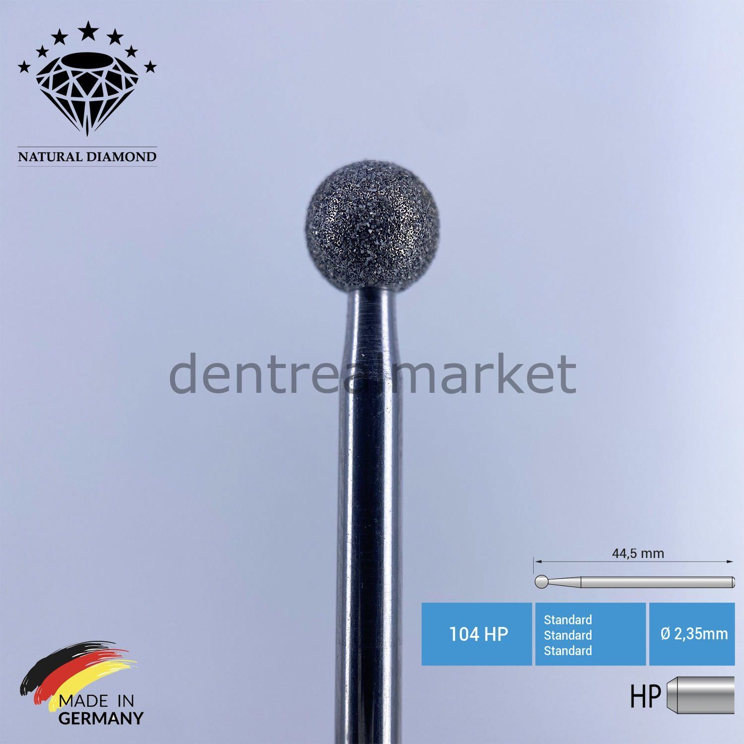 Elmas Cerrahi Frez - 801 - Piyasemen Rond