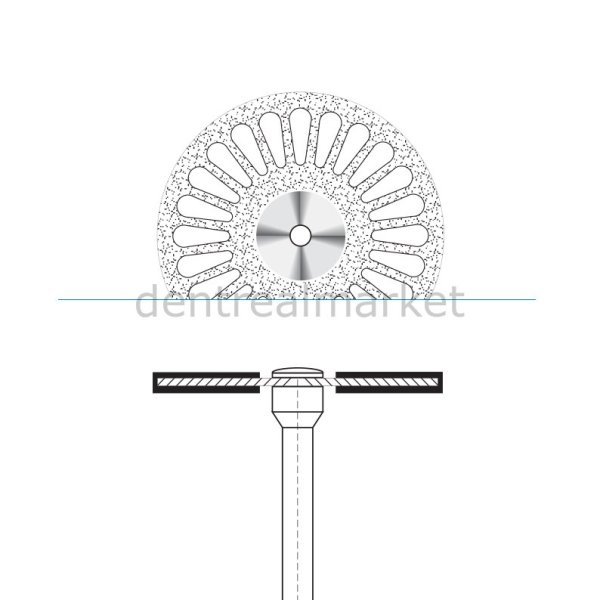 Ortho Diamond Disc Arayüz Separe - Çift Taraflı Aşındırma