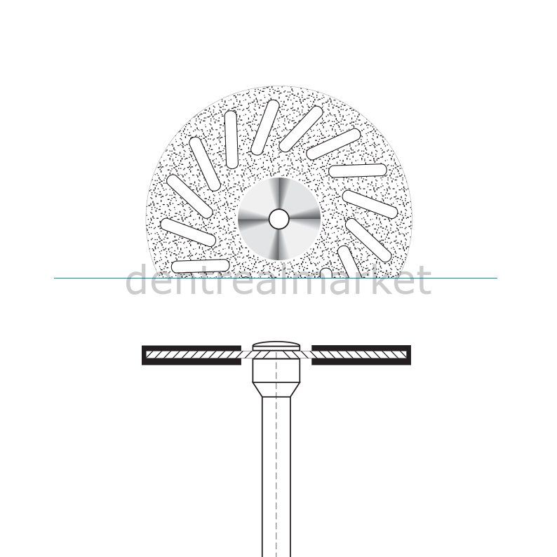 Ortho Diamond Disc Arayüz Separe - Çift Taraflı Aşındırma