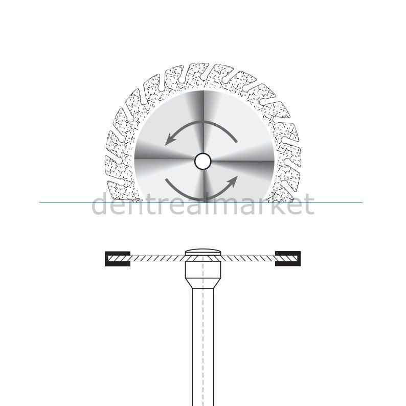 Ortho Diamond Disc Arayüz Separe - Çift Taraflı Aşındırma