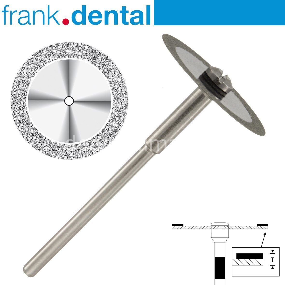 Ortho Diamond Disc Arayüz Separe - Tek Taraflı Aşındırma