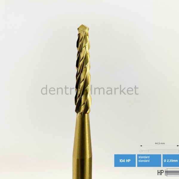 Titanyum Lindemann Cerrahi Frez - 166A HP