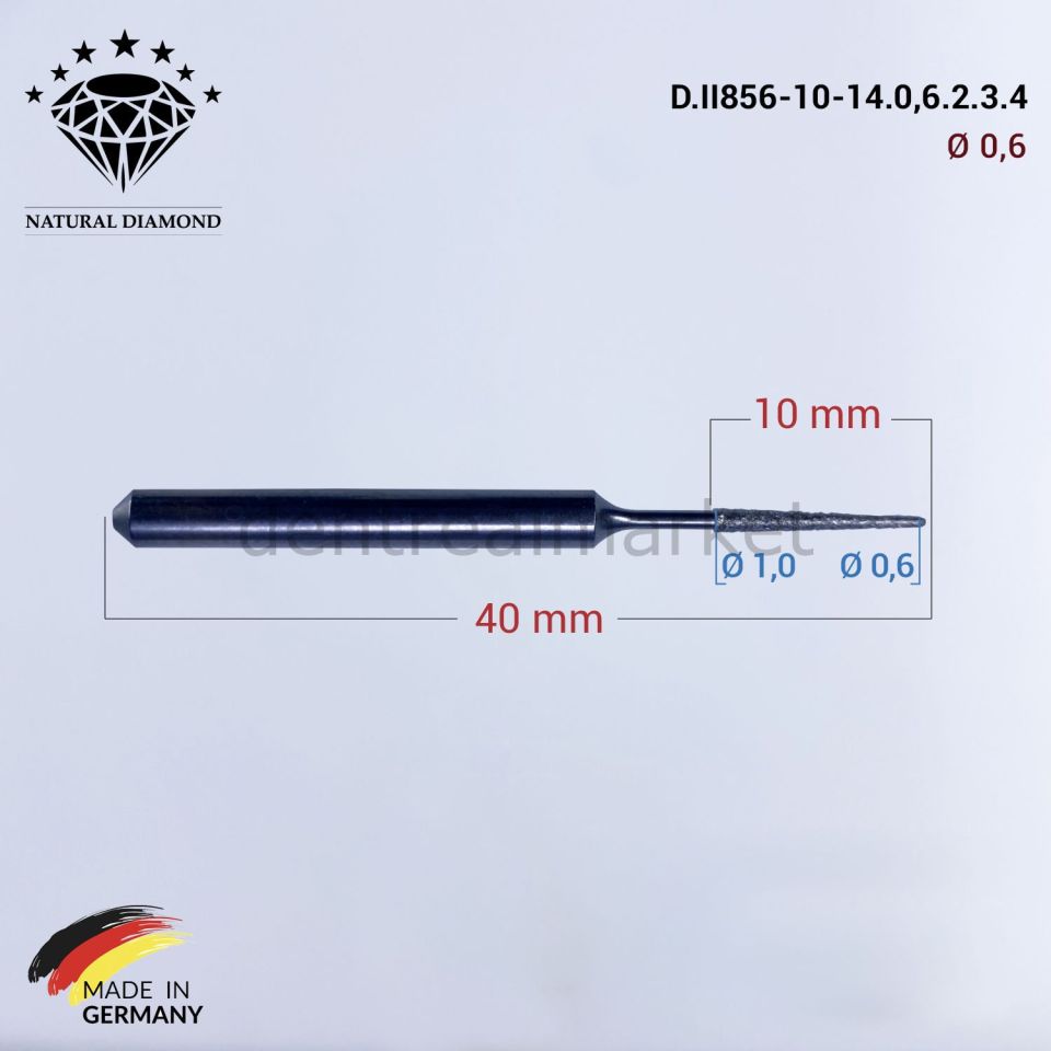 Imes Icore Wieland Elmas Cad Cam Drill 0,6 mm