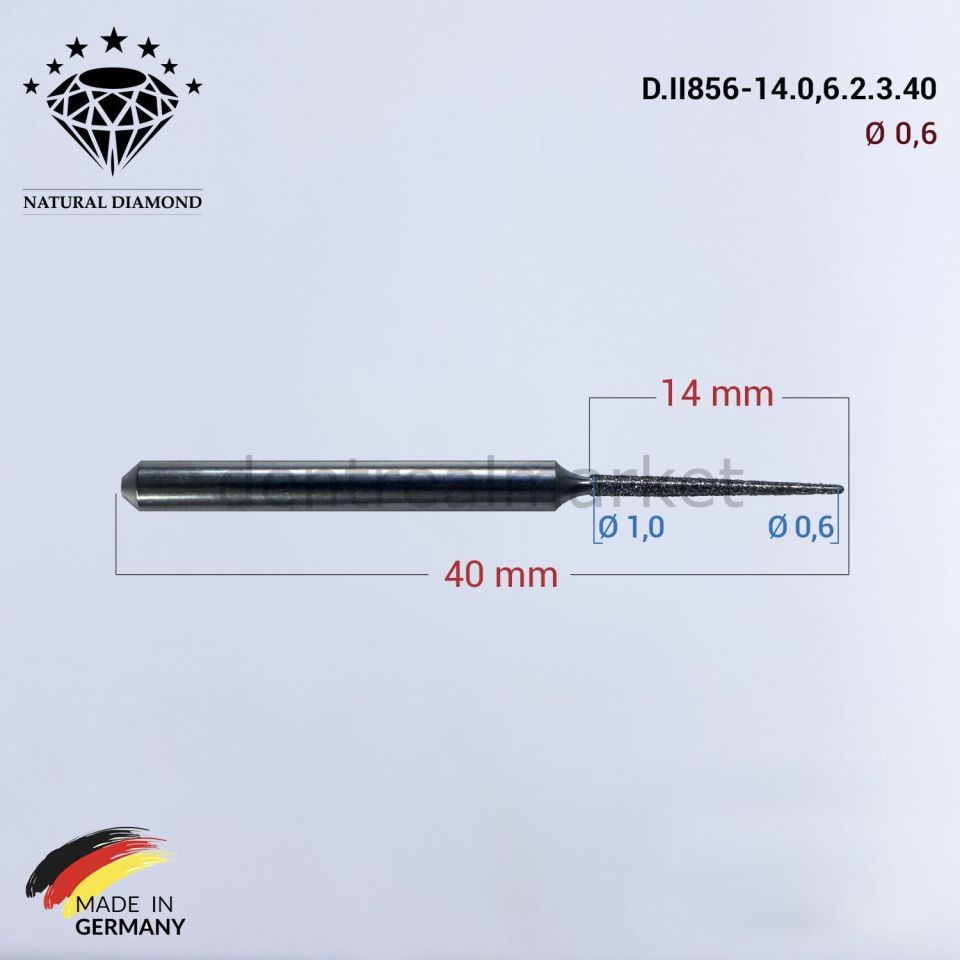Imes Icore Wieland Elmas Cad Cam Drill 0,6 mm