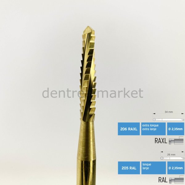 Titanyum Lindemann Cerrahi Frez - 167 RAL - RAXL