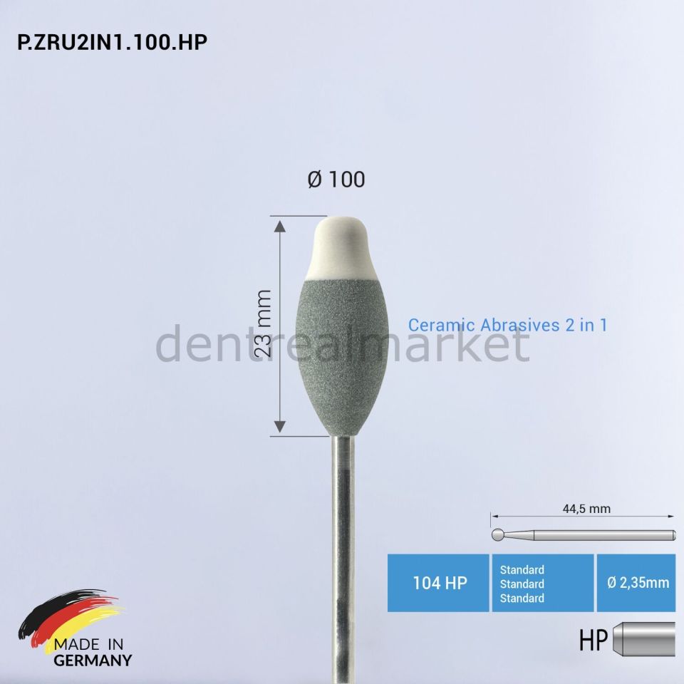 Seramic & Zirconium Abrasives 2 in 1 - P.ZRU2IN1 - Ø100 mm