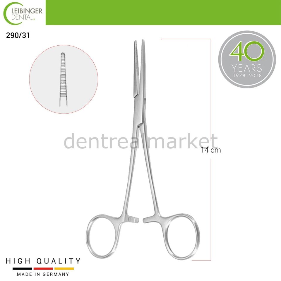 Kelly Hemostatik Forceps Düz
