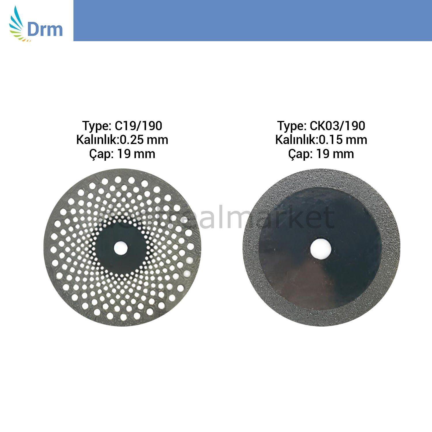 Elmas Disk - 19 mm